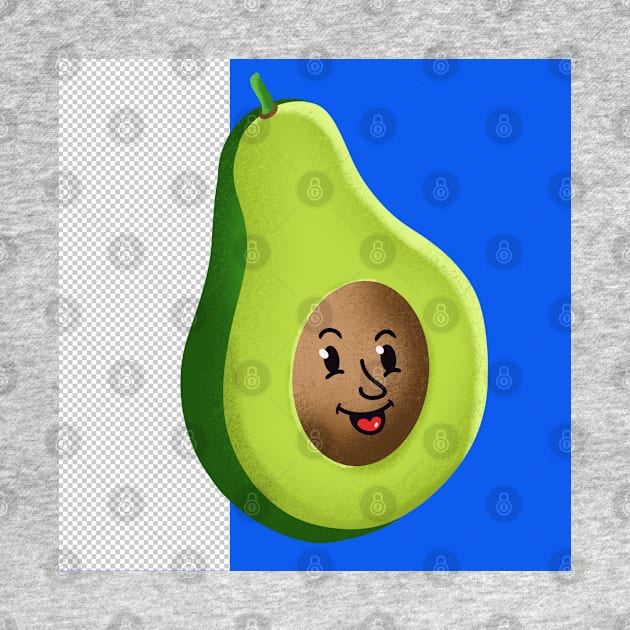 Funny Avocado Design by Mako Design 